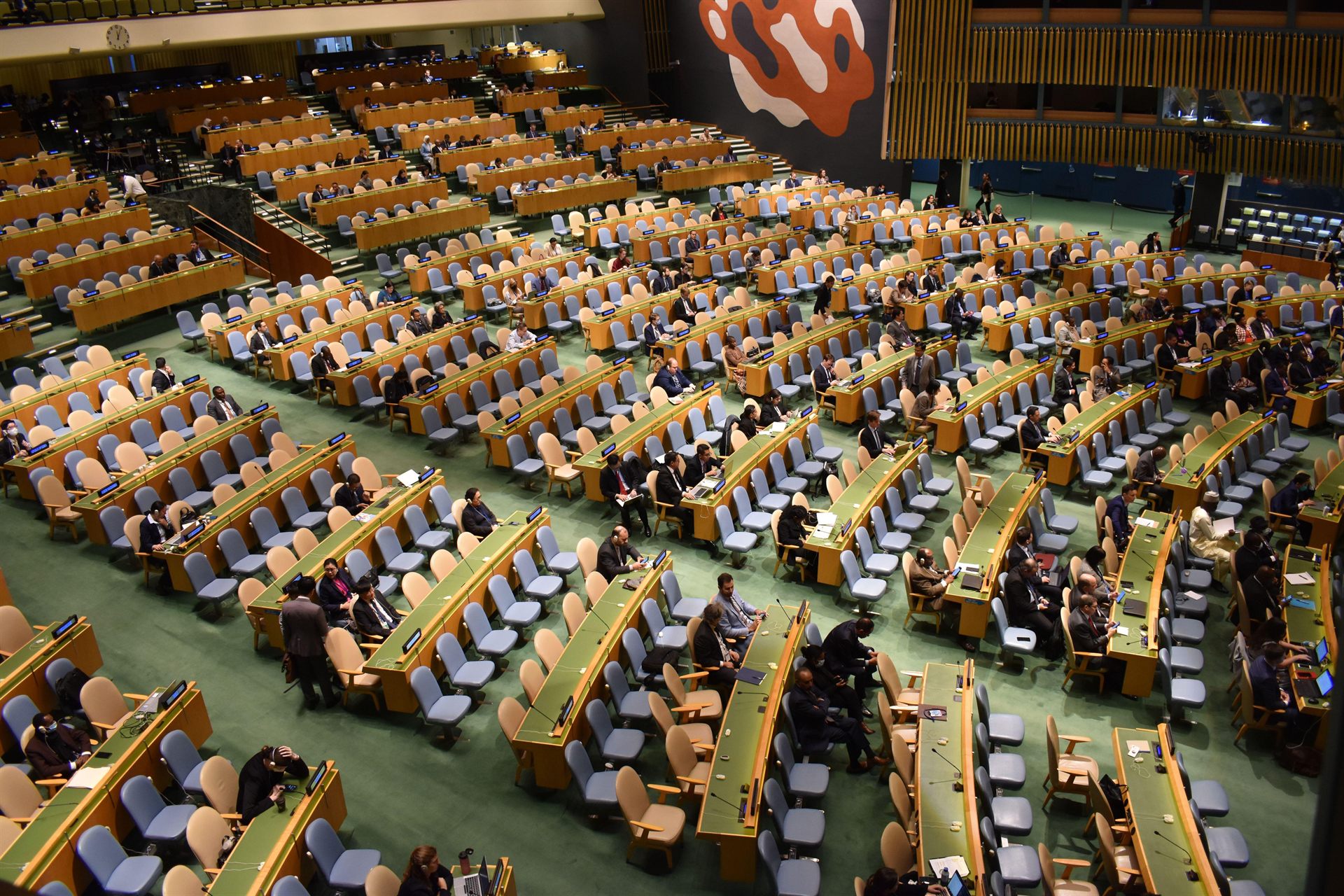 Assembly hall of the United Nations